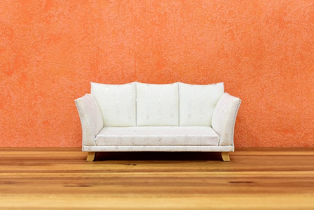 painted wall sofa
